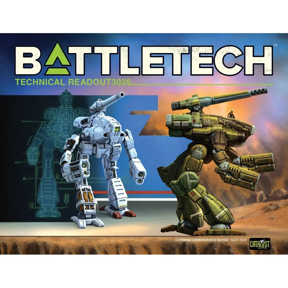 BattleTech Technical Readout 3025 Commemorative Edition - Catalyst Game ...