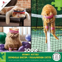 Puzzle - Ceaco - Cranky Kitties Trio 300Pcxl