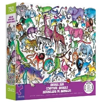 Puzzle - Ceaco - Animal Jam Zoo Time 750Pc