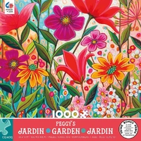 Puzzle - Ceaco - Peggy's Garden Fanciful 1000Pc