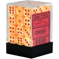 CHX 27853 Festive 12mm d6 Sunburst/Red Block (36)