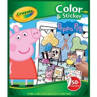 Peppa Pig Colour And Sticker