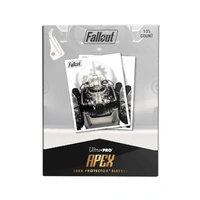 Ultra Pro: UP16585 Brotherhood of Steel 105ct Apex Deck Protector Sleeves for Bethesda - Fallout