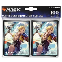 Ultra Pro: UP38704 Magic the Gathering - FINAL FANTASY 100ct Deck Protector Sleeves Commander D MtG