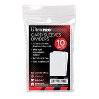 Ultra Pro: UP81229 Semi-Rigid Card Divider White