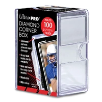 Ultra Pro: UP81723 Diamond Corner 100 Count Clear Card Storage Box