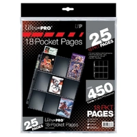 U1 Ultra Pro: UP83675 Ultra PRO Silver Series 18-Pocket Pages (25 count retail pack)
