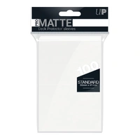 Ultra Pro: UP84513 PRO-Matte 100ct Standard Deck Protector sleeves: White