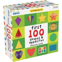 First 100 Shapes & Opposites Puzzle Cards