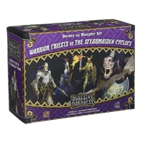 Massive Darkness: Heroes & Monster Set – Warrior Priests vs The Spearmaiden Cyclops