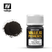 Vallejo - Pigments - Carbon Black (Smoke Black) 30 ml - Old Formulation