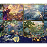 Puzzle - Ceaco - Kinkade Disney 500Pc 4-In-1 #1