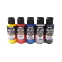 Vallejo - Premium Colour - Metallic 5 Colour Set Old Formulation