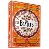 Theory 11 - The Beatles Orange Playing Cards
