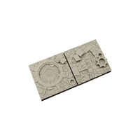 Micro Art Studio - Resin Square/Rectangular Bases - Arcane Bases 50x50mm (2)