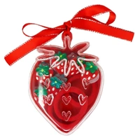 Mini Strawberry Hair Clip Set
