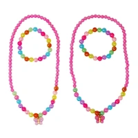 Sparkle Butterfly Necklace & Bracelet Set