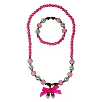 Ballerina Bow Necklace & Bracelet Set