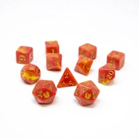 The Field Guide to Floral Dragons Bloom Pink Dice Set