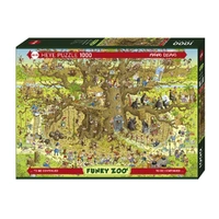 Puzzle - Heye - Funky Zoo; Monkey Habitat 1000