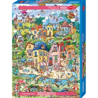 Puzzle - Heye - Happytown Good Morning 1000Pcs