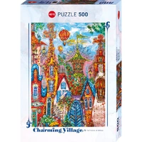 Puzzle - Heye - Charming Village Blue Gate 500