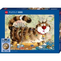 Puzzle - Heye - Look Closely;At The Cat 1000Pc