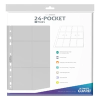 Ultimate Guard: Binder Pages – 24-Pocket QuadRow Side-Loading – Transparent