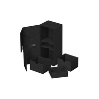 Ultimate Guard: Deck Box – XenoSkin Twin Flip'n'Tray 266+ – Black