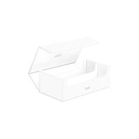 Ultimate Guard: Deck Case – XenoSkin Monocolour Arkhive Flip Case 800+ – White