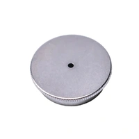 H&S Airbrushes - 2ml Cup Lid Matte Chrome