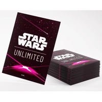 Gamegenic Star Wars Unlimited Art Sleeves - Card Back Magenta