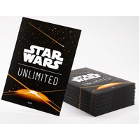 Gamegenic Star Wars Unlimited Art Sleeves - Card Back Orange
