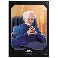 Gamegenic Star Wars Unlimited Premium Art Sleeves - Chancellor Palpatine (66mm x 92mm)