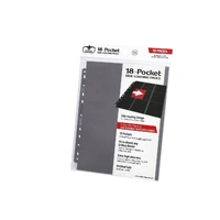Ultimate Guard: Binder Pages – 18-Pocket Side-Loading – Grey (10-Pack)