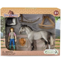 CollectA - Lady Hobby Rider & Accessories Window Box