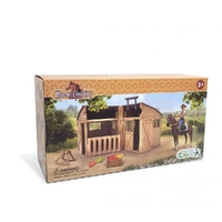 CollectA - Rider & Accessories w/ Horse & Stable Box Set
