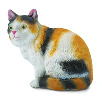 CollectA - 3-Colour House Cat Sitting Figurine (S)