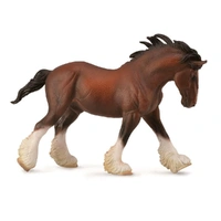 CollectA - Clydesdale Stallion Bay Figurine (XL)