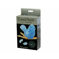 Puzzle - 3D Bluebird Crystal Puzzle
