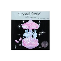 Puzzle - 3D Pink Carousel Crystal Puzzl