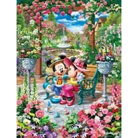 Tenyo Puzzle Disney Mickey & Minnie Blooming Love Royal Garden Puzzle 500 pieces