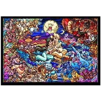 Tenyo Puzzle Disney Aladdin Story Stained Glass Puzzle 500 pieces