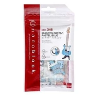 nanoblock - Electric Guitar Pastel Blue  
