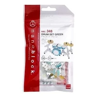 nanoblock - Drum Set Green 