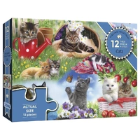 Puzzle - Gibsons - Piecing Together Cats 12Pc