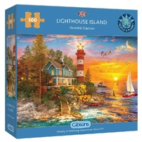 Puzzle - Gibsons - Lighthouse Island 500Pc