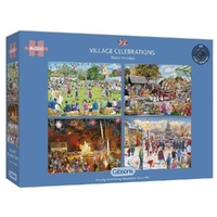 Puzzle - Gibsons - Village Celebrations 4 X 500Pc