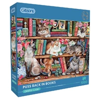 Puzzle - Gibsons - Puss Back In Books 1000Pc