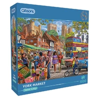 Puzzle - Gibsons - York Market 1000Pc